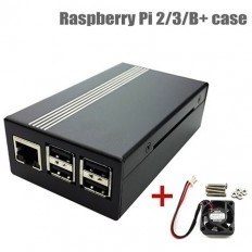 تصویر کیس آلومینیومی رزبری پای Raspberry Pi Aluminium Case 