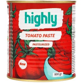 تصویر رب گوجه فرنگی هایلی - 800 گرم Highly Canned Tomato Paste - 800 gr