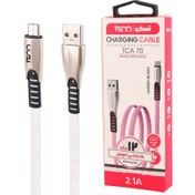 تصویر کابل تبدیل USB به microUSB تسکو مدل TC A70 طول ۱ متر 