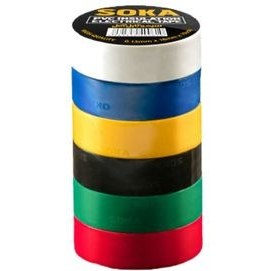 تصویر چسب برق سوکا soka pvc insulation electrical tape soka