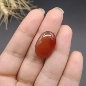 تصویر نگین عقیق سرخ یمنی کد ۸۵۶۴ 