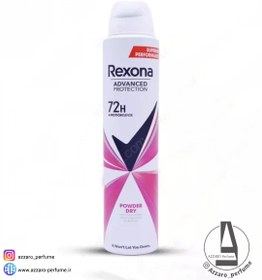 تصویر اسپری بدن رکسونا سری ادونسد پروتکشن مدل پاودر درای حجم 200 میل Rexona Advanced Protection Spray Powder Dry