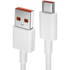 تصویر کابل شارژ شیائومی (ثانیه شمار و توربو) USB به USB-C توربو مدل طول 1 متر (اصلی و تضمینی) 