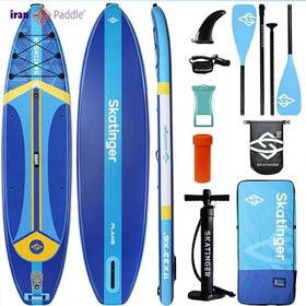 تصویر پدل‌ برد Plans برند Skatinger رنگ آبی 