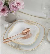 تصویر سرویس غذاخوری چینی زرین ایران مدل مونت کارلو ۲۷ پارچه ۶ نفره 