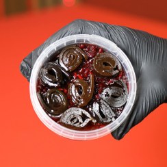 تصویر لواشک رولی+دونه انار 