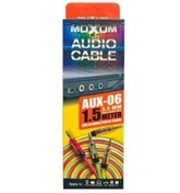 تصویر کابل صدا موکسوم مدل 1.5M.AUX-06 Moxom Audio Cable 06