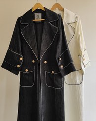 تصویر مانتو كتي بلند مغزي دوزي 