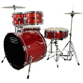 تصویر Mapex Tornado Studio Full Drum Kit – Orange Sparkle 