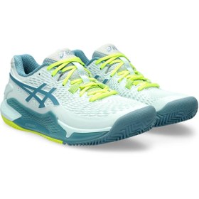 تصویر Gelresolution 9 کفش تنیس آبی بانوان اسیکس Asics 