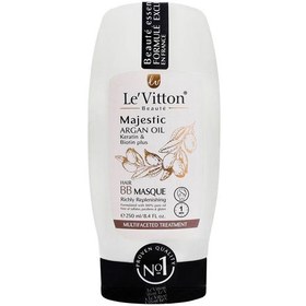 تصویر ماسک مو آرگان BB حجم 250 میل لویتون Levitton Hair Mask BB Masque Argan Oil 250 ml