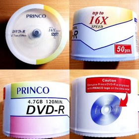 تصویر دی وی دی خام پرینکو مدل DVD-R 4.7 بسته 600 عددی 