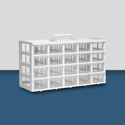 تصویر جعبه ابزار کریستالی ۲۰ کشو 