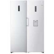 تصویر یخچال فریزر دوقلو 40 فوت ال جی مدل GC-F411EQDM GC-B414EQFM 