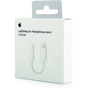 تصویر مبدل لایتنینگ به جک هدفون اپل A1749 ( اورجینال مخصوص آیفون ) 
