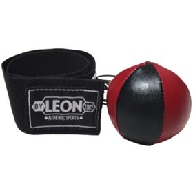 تصویر By Leon 1982 LEON WILDER BOXING HEAD REFLEX BALL مشکی RED 