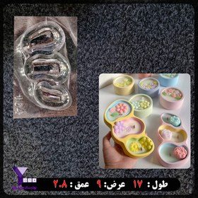 تصویر قالب طلقی کد 164 بی رنگ شفاف