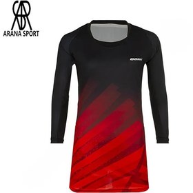 تصویر تونیک زنانه پینگ پنگ دونیک فلو با قابلیت تنفسی | آرنا اسپورتر Women's Ping Pong Tunic Donic Flo Design with Breathable Fabric | Arenasporter