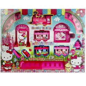 تصویر قطار اسباب بازی موزیکال و چراغدار کیتی 