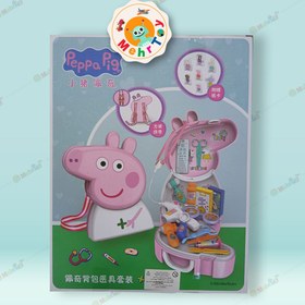 تصویر اسباب بازی کیف پزشکی طرح خوک peppa pig 