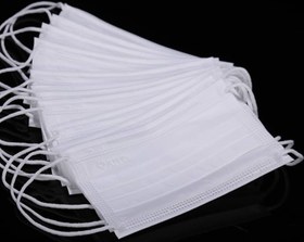 تصویر ماسک سه لایه - آبی Three layer mask