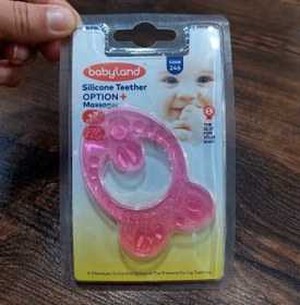 تصویر دندانگیر سیلیکون بلیستر بی بی لند Babyland Blister silicone teether