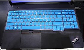 تصویر Leze - روکش صفحه کلید فوق العاده نازک برای لپ تاپ Lenovo Thinkpad E531 E540 E555 E560 E565 E570 E575 W540 W541 W550 W550s L560 L570 T550 T560 P50 P50s P70 P71 Leze - Ultra Thin Soft Keyboard Skin Cover for Lenovo Thinkpad E531 E540 E555 E560 E565 E570 E575 W540 W541 W550 W550s L560 L570 T550 T560 P50 P50s P70 P71 Laptop - Gradual Blue