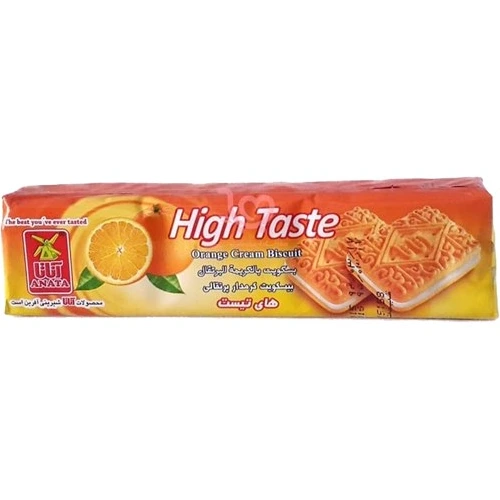 خرید و قیمت بیسکویت کرمدار پرتقالی آناتا 115 گرمی | ترب