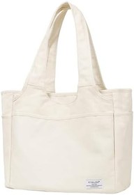 تصویر KYALOU Utility Large Tote Bag, Women Casual Shoulder Bags for Work Gym Beach Travel Shopping Grocery College 