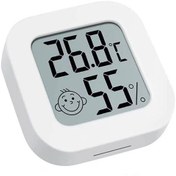 تصویر سنسور نمایش دما و رطوبت شیائومی Youpin مدل Emoji 