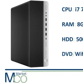 تصویر مینی کیس اچ پی HP EliteDesk 800 G3 i7 7700/ Ram 8GB D4/ HDD 500 