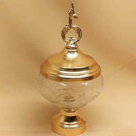 تصویر قندان آبگز طلایی 