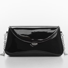 تصویر کیف دوشی ورنی منگو (MANGO) 