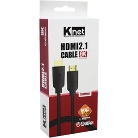 تصویر کابل HDMI کی نت طول 3 متر 