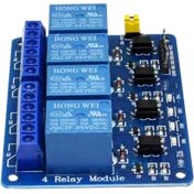 تصویر ماژول رله 5 ولت 4 کاناله 