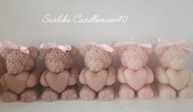 تصویر شمع قندونی چوبی Candle moon 40