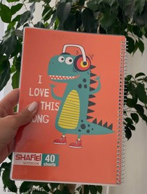 تصویر دفتر ۴۰ برگ شفیعی مجلد سیمی 