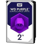 تصویر هارددیسک اینترنال وسترن دیجیتال Purple ظرفیت 2 ترابایت ا (هارد اینترنال Internal HDD استوک) 