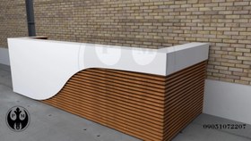 تصویر میز کانتر و پذیرش مدل p273 