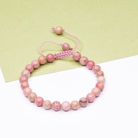 تصویر دستبند سنگ رودونیت (dbrodo001) 