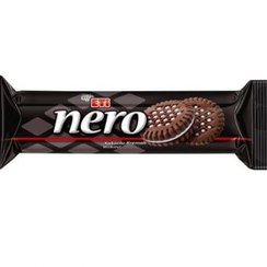 تصویر بیسکوییت کاکائویی با مغز کرم شیری اتی Nero وزن 110 گرم ا ETI_nero ETI_nero