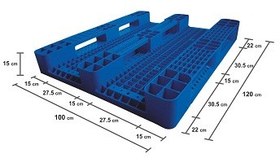 تصویر پالت پلاستیکی کد ۲۰۰۳ pallet-plastic