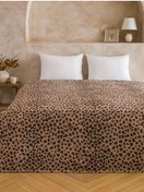 تصویر پتو دو نفره طرح پلنگی مخلوط انگلیش هوم 