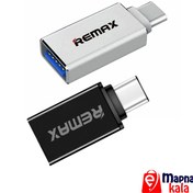 تصویر مبدل USB OTG به USB-C ریمکس مدل PLUS_3.0 