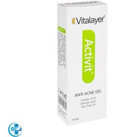 تصویر کرم ژل ضد جوش اکتی ویت ویتالیر Vitalayer Activit Anti Acne Gel