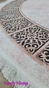 تصویر پادری گرد طرح فانتزی حاشیه‌دار کد C06 