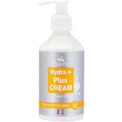 تصویر کرم آبرسان پمپی سوپکس حجم ۲۵۰ میل حاوی روغن شترمرغ 