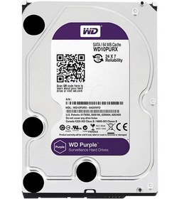 تصویر هارد دیسک اینترنال وسترن دیجیتال سری بنفش مدل Purple ظرفیت 10 ترابایت استوک Western Digital Purple Internal Hard Disk 10TB Stock