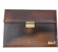 تصویر کارتابل محرمانه چرم رمز دار دیبا - سه رمز قیمت و خرید آنلاین کارتابل + مشخصات