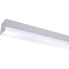 تصویر چراغ LED روکار/ آویز خطی مشکی 39 وات یخی لومینا مازی نور LUMINA Surface Mount/Suspended LED Linear Luminaire, 115cm Length, LED2, 3800 Lumen, 39w, 4000K, White, Mazinoor